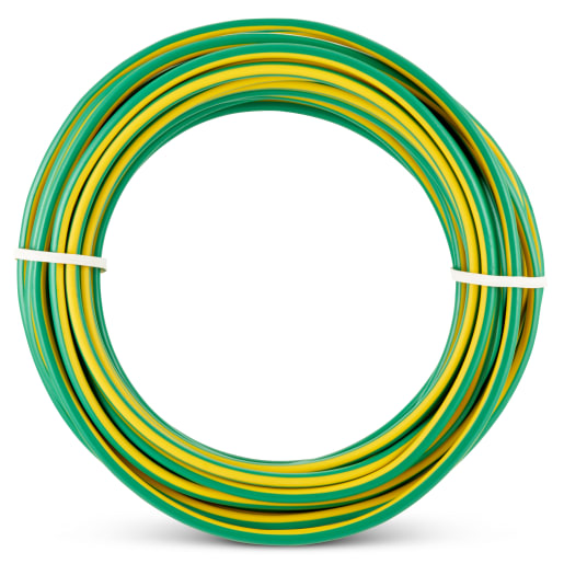 PITACS Single Core 6491X (Green/Yellow) 10mm x 10m
