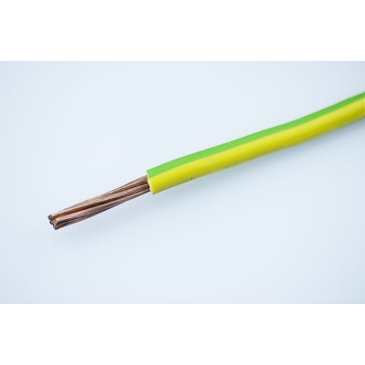 PITACS Single Core 6491X (Green/Yellow) 10mm x 10m