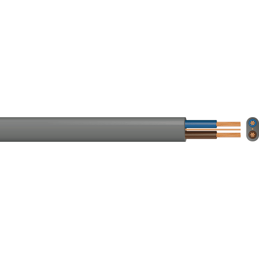 PITACS Twin & Earth Cable 6242Y 10.0mm² Grey 10m