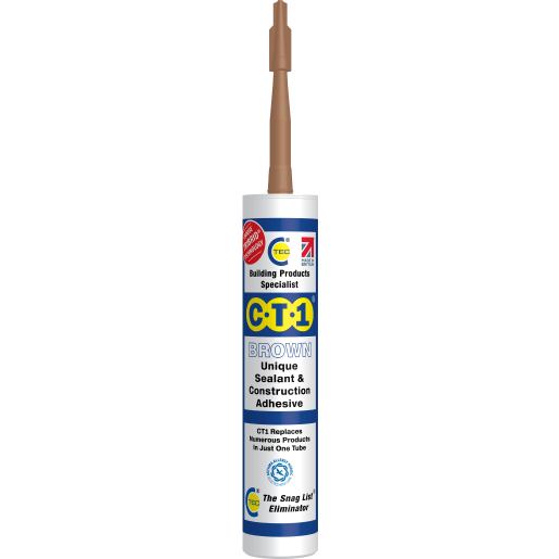 C-Tec CT1 Brown TRIBRID® Multi Purpose Sealant & Adhesive - 290ml