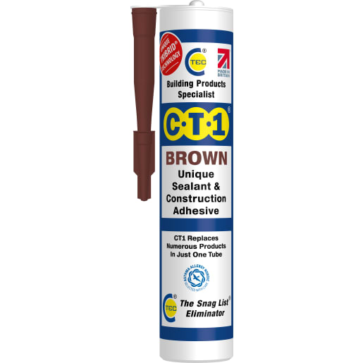 C-Tec CT1 Brown TRIBRID® Multi Purpose Sealant & Adhesive - 290ml