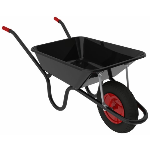 Silverhouse Wheelbarrow 85L Black