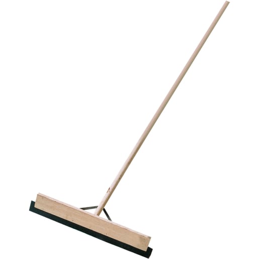 Brushware Wooden Squeegee Rubber Blade Stayed Handle 600mm