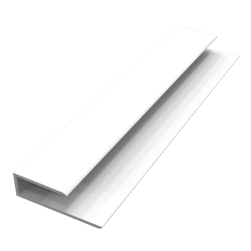 Freefoam Soffit 'J' Starter Trim 5m L White