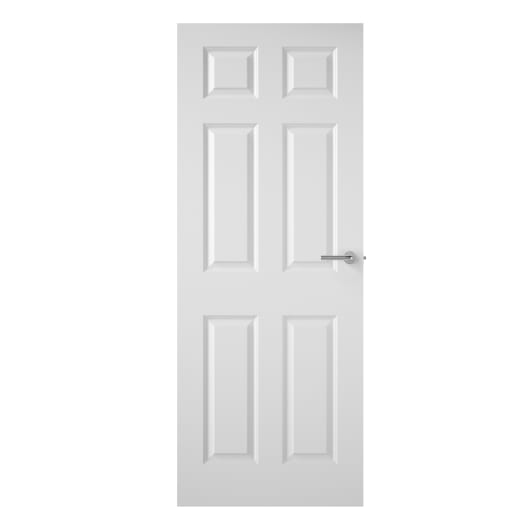 Premdor Internal 6 Panel Smooth White Primed Door 2040 x 926 x 40mm