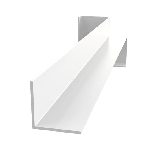 Freefoam Fascia Board Internal Square Corner 300mm L White