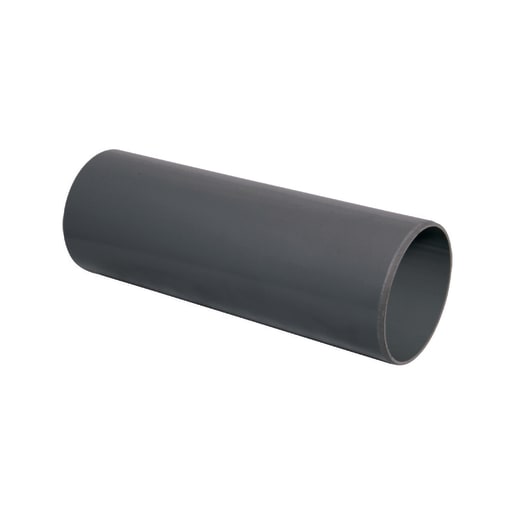 FloPlast RP5.5AG 68mm Round Rainwater Downpipe Anthracite Grey 5.5m