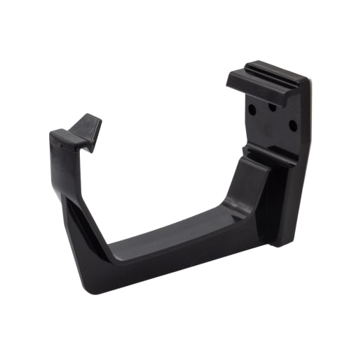 FloPlast RKS1B 114mm Square Rainline  Fascia Bracket Black