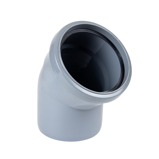 FloPlast SP163 135° 110mm Soil Single Socket Bend
