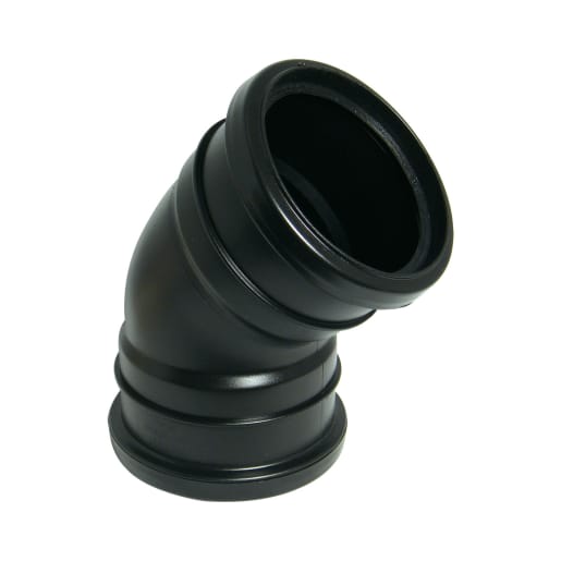 FloPlast SP563B 135° 110mm Soil Double Socket Bend