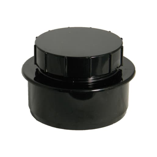 FloPlast SP292B 110mm Soil Access Plug Black