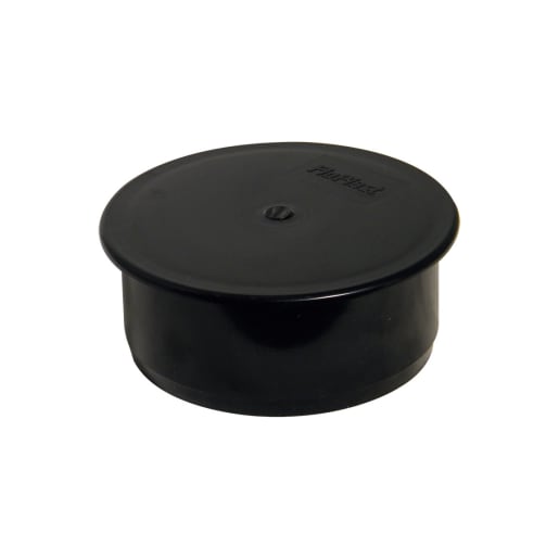 FloPlast SP296B 110mm soil Socket Plug Black
