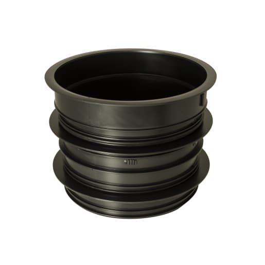 FloPlast D822 200mm Underground Mini Chamber Riser with Integral Rubber Ring