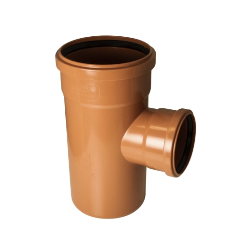 FloPlast 6D198  87½° 160 x 110mm Underground Double Socket Unequal Junction