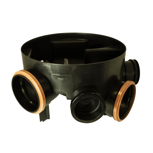 FloPlast 6D900 160mm Fixed Inlet 450mm Inspection Chamber