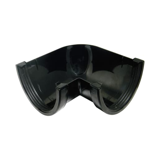 FloPlast RAX1B 90° 170mm XtraFlo Rainwater Angle Black