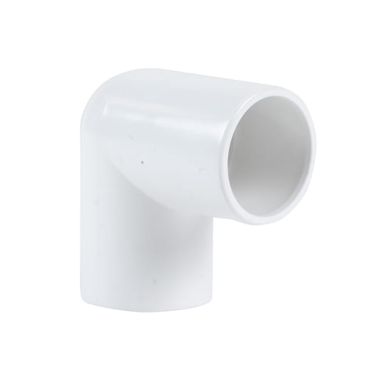 FloPlast OS11W 90° 21.5mm Waste Overflow Bend White