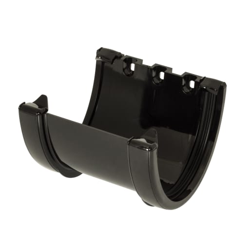 FloPlast RUH1B 115mm Hi-Cap Rainwater Union Bracket Black