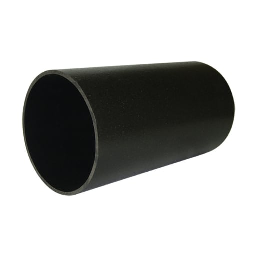 FloPlast SP9CI 110mm Plain Ended Soil Pipe Cast Iron Effect 1.8m