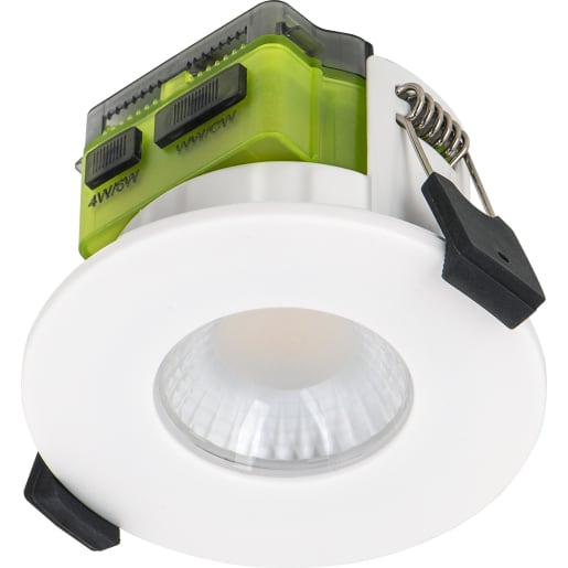 Luceco FType MK2 Flat LED Downlight Power & Dim2Warm Colour Change