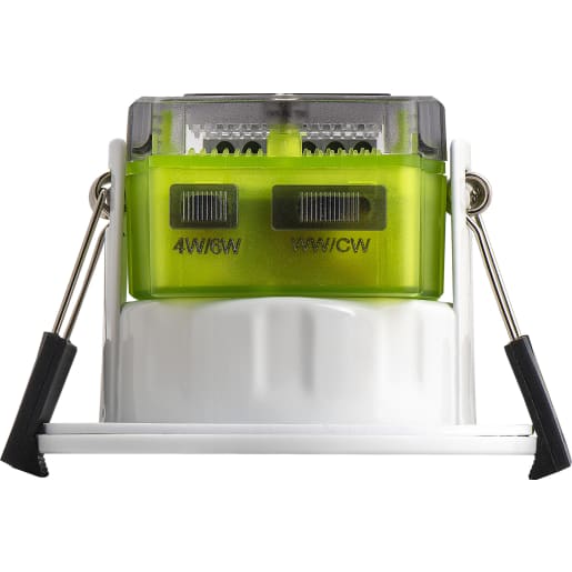 Luceco FType MK2 Flat LED Downlight Power & Dim2Warm Colour Change