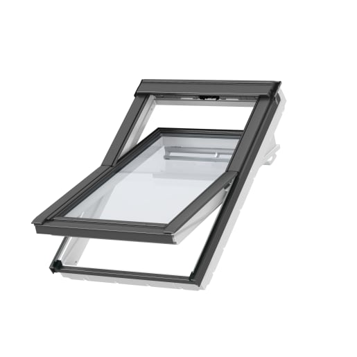VELUX GGU Centre Pivot Roof Window White Maintenance-Free 78 x 140cm