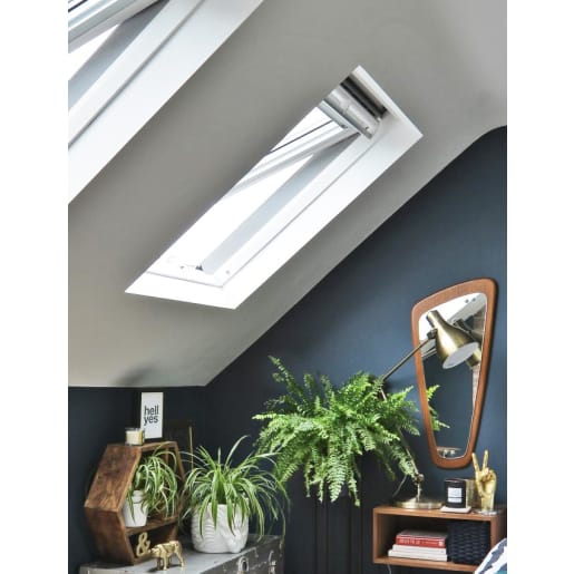 VELUX GPL Top Hung Roof Window White Painted 94 x 160cm