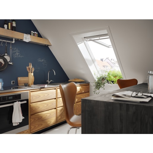 VELUX GPU Top Hung Roof Window White Maintenance-Free 94 x 140cm