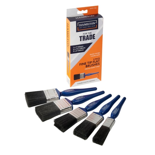 Hamilton For The Trade Plastic Handle 5 Brush Pack
