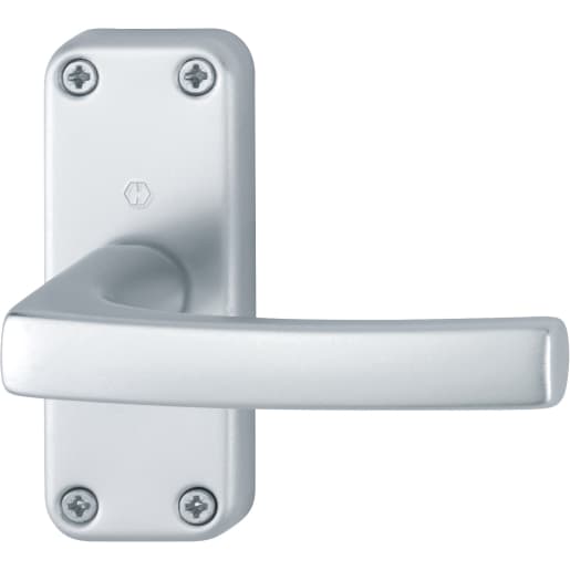 HOPPE Duranorm Dubayy Door Latch Handle 112mm Satin Anodised Aluminium