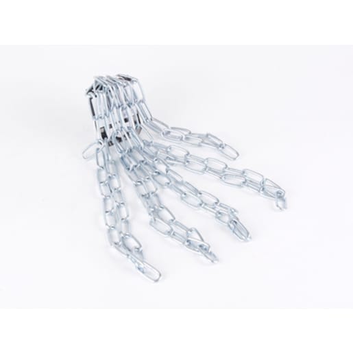 Chain Products Pre-cut Welded Link Chain 6 x 42mm x 2m Bright Zinc Plated Box of 5