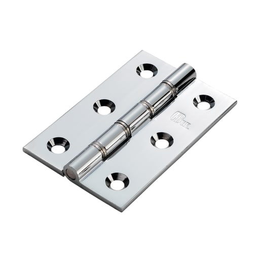 Carlisle Brass Double Washered Butt Hinge Polished Chrome