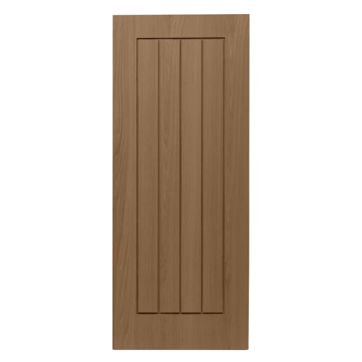 Heritage Base Custom Sized Engineered Oak Mexicano Door 