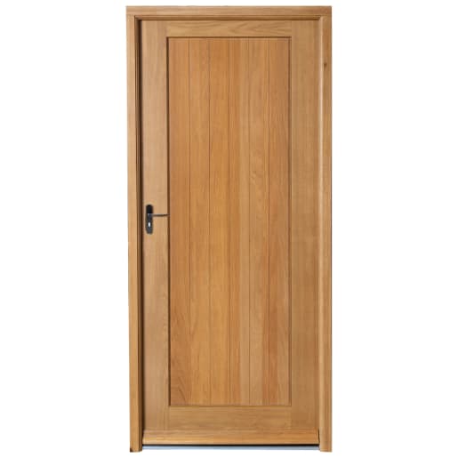 Heritage External Oak Mexicano Fully Assembled Custom Door Set