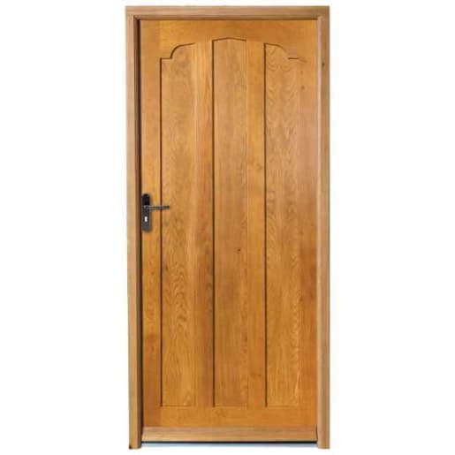 Heritage External Oak Cardinal Fully Assembled Custom Door Set