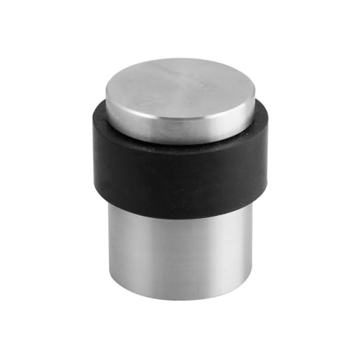 Frisco Floor Door Stop 30mm Diameter Satin Stainless Steel