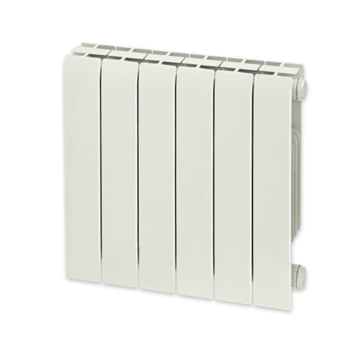 Grant Afinia Horizontal 6 Panel Radiator Kit 580 x 480mm Aluminium