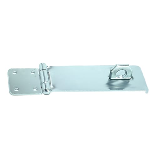 A Perry No.HS617 Safety Hasp and Staple 150mm Zinc Plated