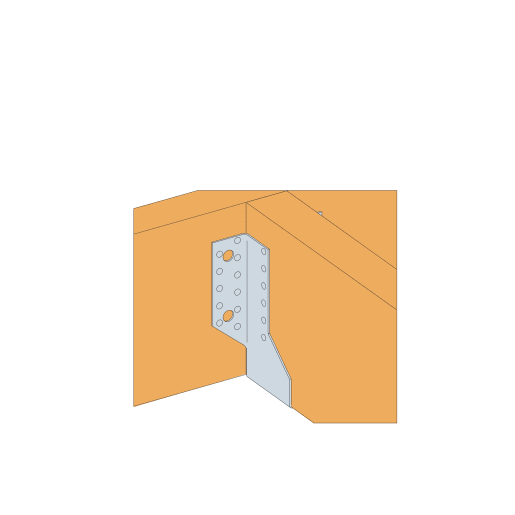 Simpson Strong-Tie Face Fix Hanger 100 x 50 x 84mm Pre-galvanised