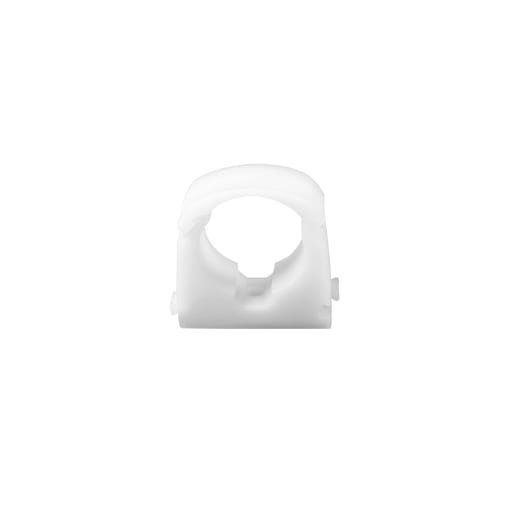 Talon Single Hinged Pipe Clip 28mm White