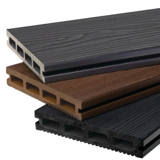 Piranha Hunter Composite Decking 25 x 136 x 3600mm Brown