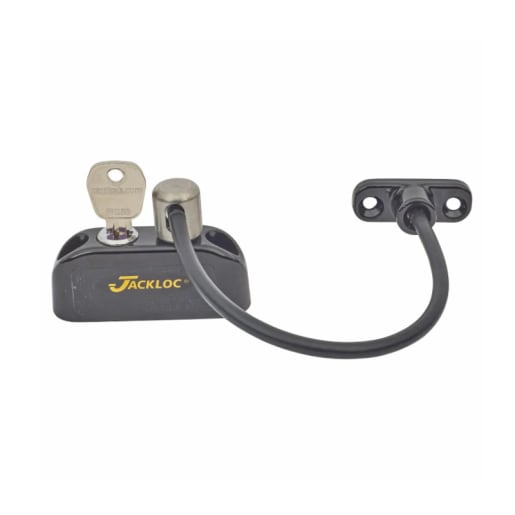 Jackloc Pro 5 Key Locking Window Restrictor Black