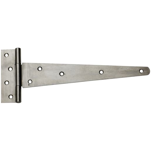 A Perry No.119 Scotch Tee Hinge 400mm Zinc Plated