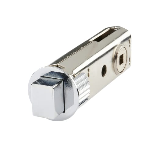 Union Push Fit Tubular Bolt 73 x 73mm Polished Chrome