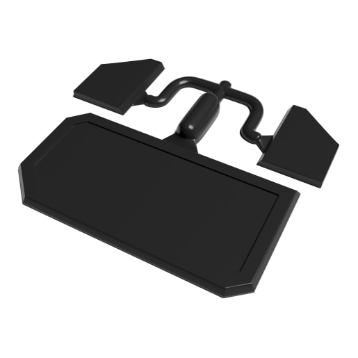 Showerwall Sureseal End Caps And Profile Black