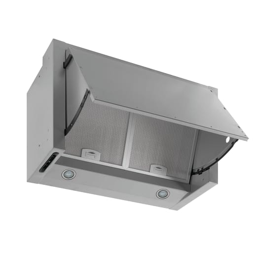 Caple 60cm Integrated Hood Silver Grey