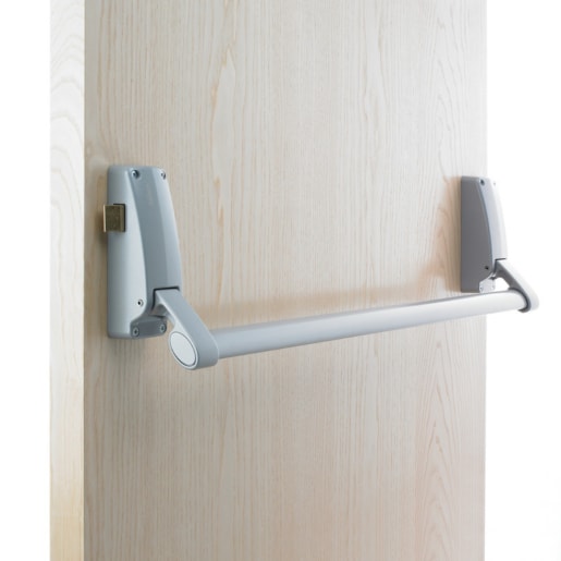 Briton 378 Single Door Panic Bolt Silver