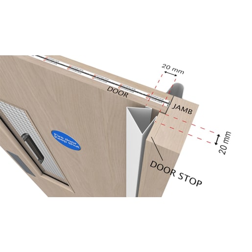 Astro Front & Rear Set Finger Protection Door Guard 1960mm White