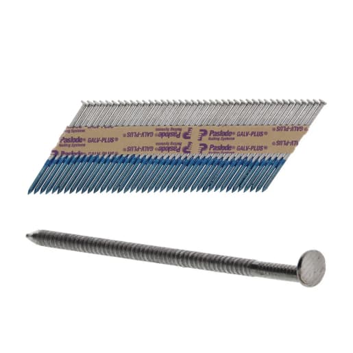Paslode Galvanised Ring Framing Nails 63 x 2.8mm for IM360Ci