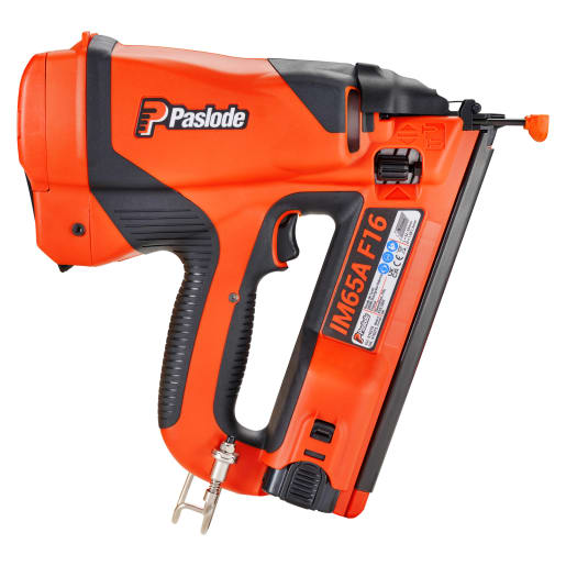 Paslode IM65A F16 Angled Brad Nailer With Lithium Battery Complete In Case